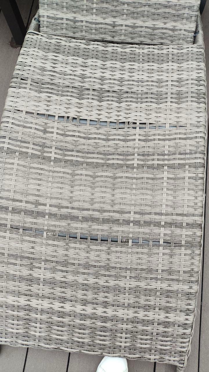 ЛОТ №406 - Шезлонг AGATA серый 2